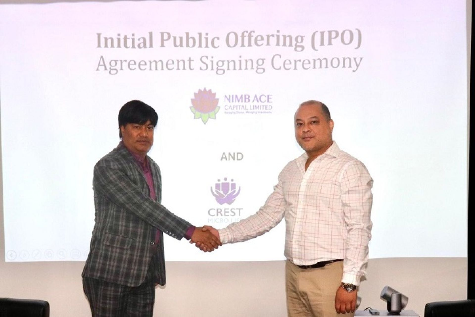 क्रेष्ट माइक्रो लाइफको आईपीओ निष्काशन तथा बिक्री प्रबन्धकमा एनआएमबि एस क्याप्टिल